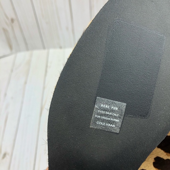 🐆Cole Haan Animal Print Calf Hair Hara Chelsea Bootie - Picture 7 of 8